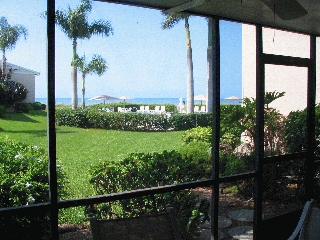 Gulf view from porch