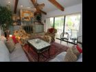 Living room with fireplace