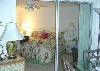 Master bedroom with king bed