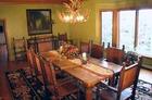 Spacious dining area