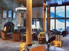 The lobby of the lodge