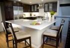 high end designer white kitchen